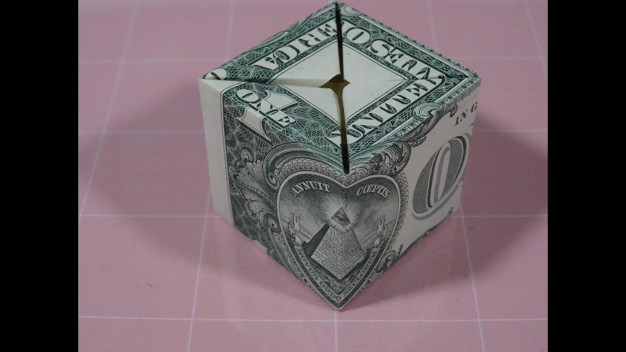Origami - moneybox (tutorial)