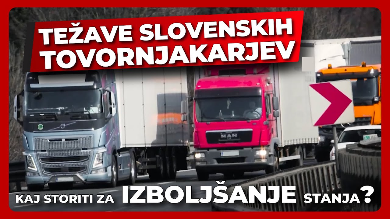 TV in kitara med vožnjo, stres, kraje in avtocestni kaos: Kruta realnost slovenskih tovornjakarjev