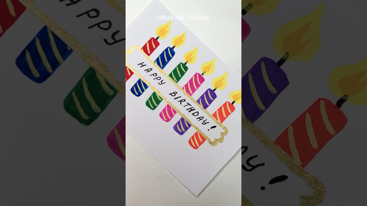 Happy Birthday! 🎁 #gift #diy #creative  #birthdaycard