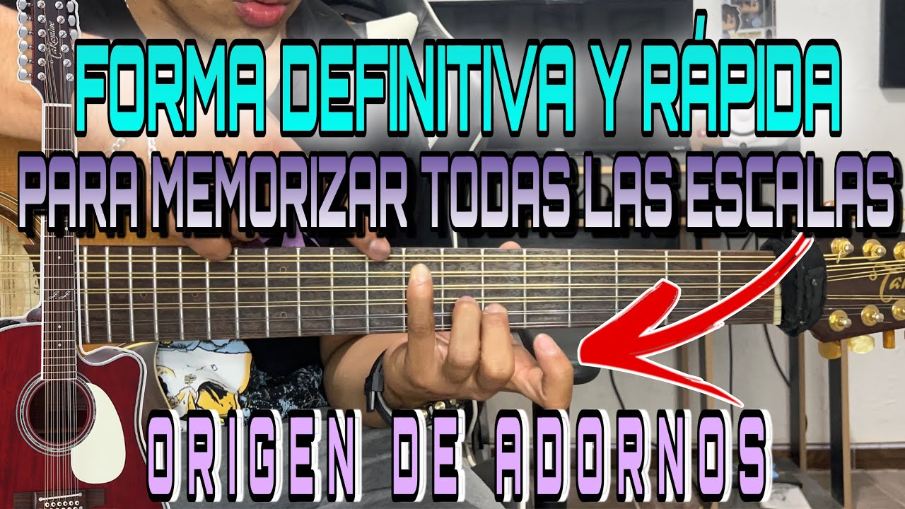 ¡Forma DEFINITIVA para APRENDER TODAS LAS ESCALAS! - ORIGEN de los ADORNOS Y REQUINTO