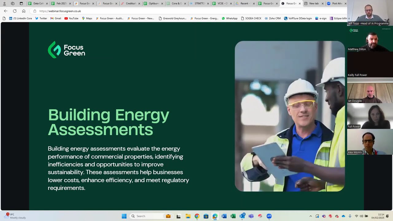 Focus Green Energy Efficiency Services Webinar Feb 2025
