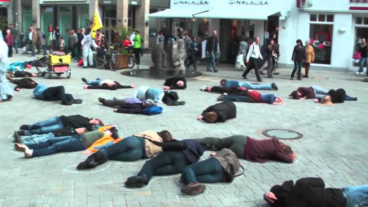 Anti-Atom-Flashmob in Oldenburg