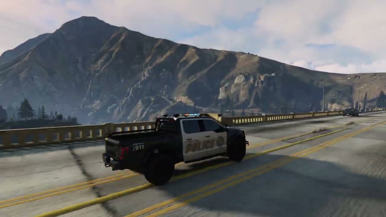 Doing a lap around San Andreas with a Caracara Pursuit #791