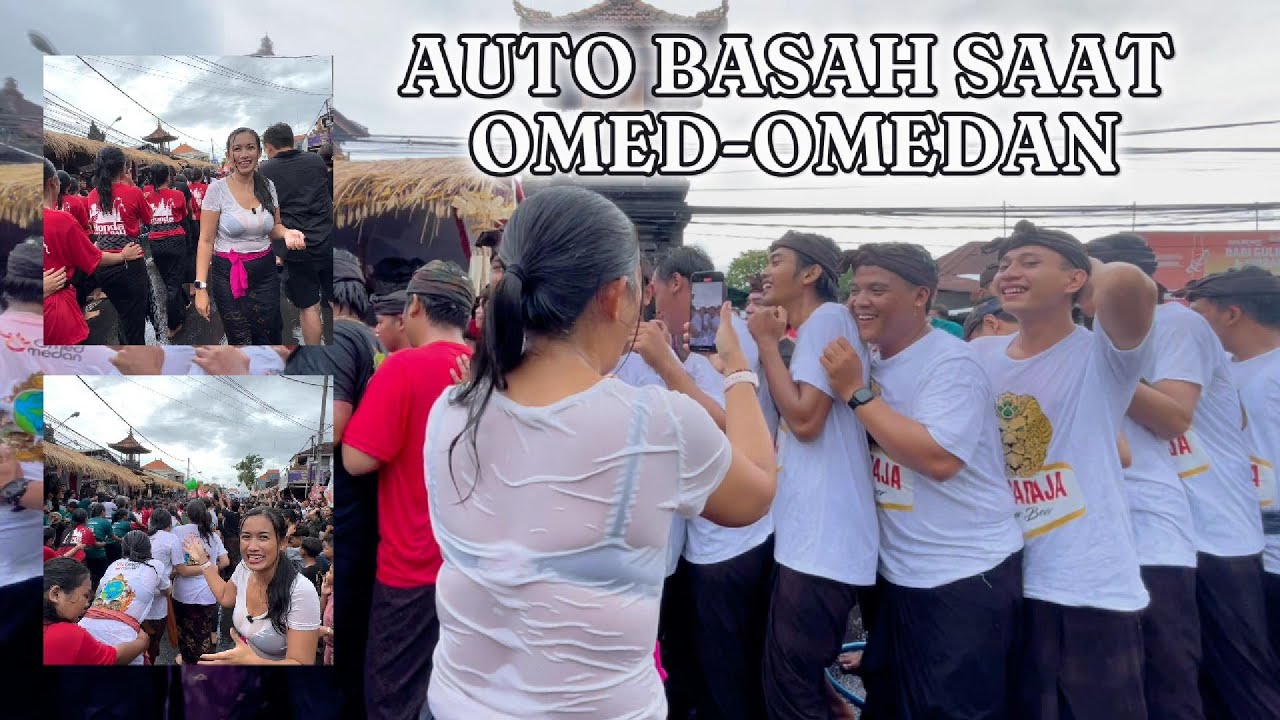 Ciuman-Pelukan Massal di Tengah Jalan? Cuma Ada di Tradisi Omed-Omedan Bali!
