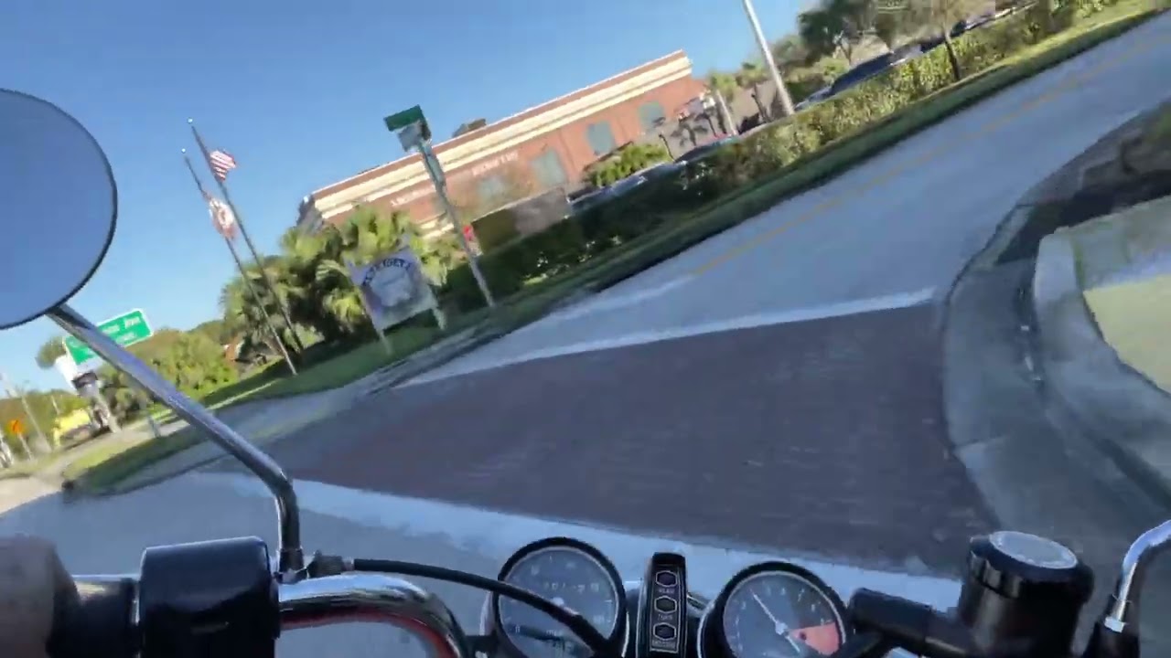 Honda cb360 start, run, ride video