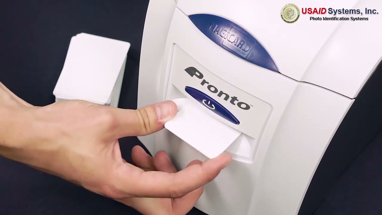 MAGICARD PRINTER PRONTO Handfeeding Cards