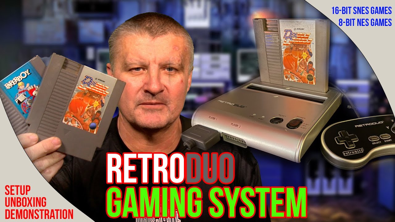 Играйте во все свои старые игры для Nintendo NES и SNES на игровой приставке RetroDuo.