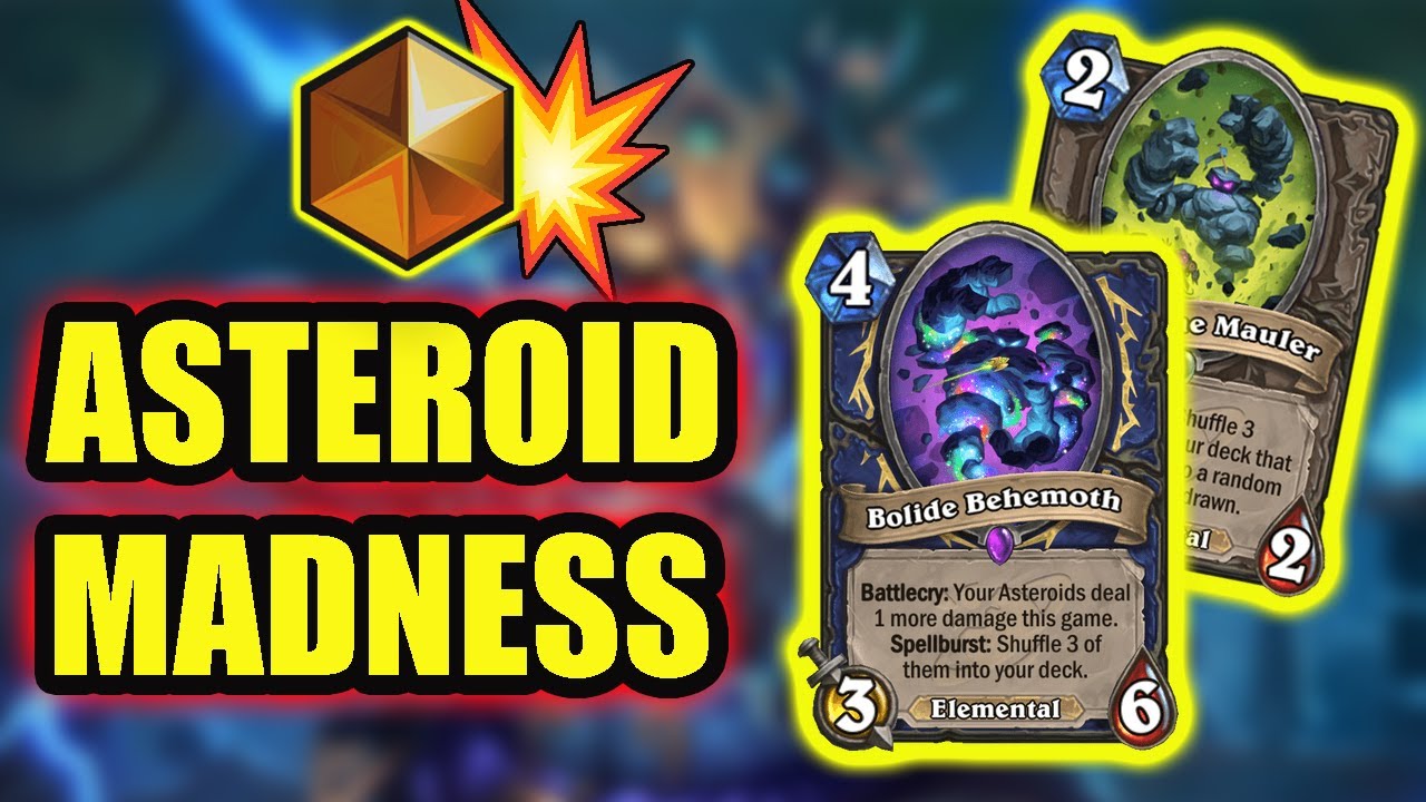 Asteroid Shaman Goes Crazy! Hearthstone 2025 Off-Meta Legend Deck 💥