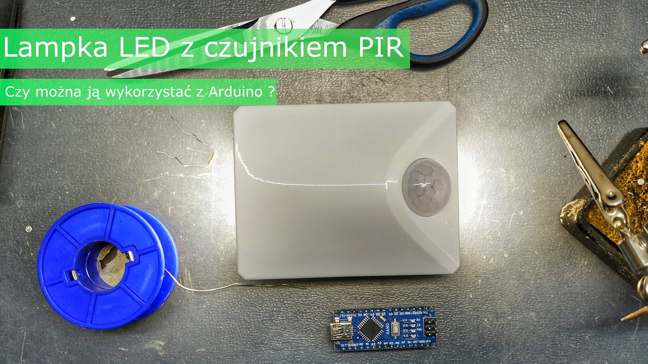Lampka LED z czujnikiem ruchu. Czy można ją wykorzystać z Arduino ?