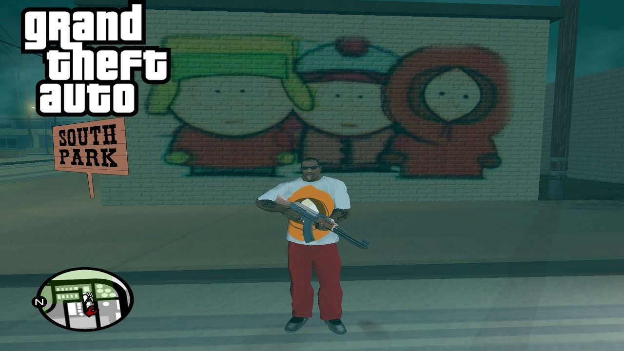 КАК ПРОКАЧАТЬ GTA SAN ANDREAS В ИГРУ ПО ЮЖНОМУ ПАРКУ