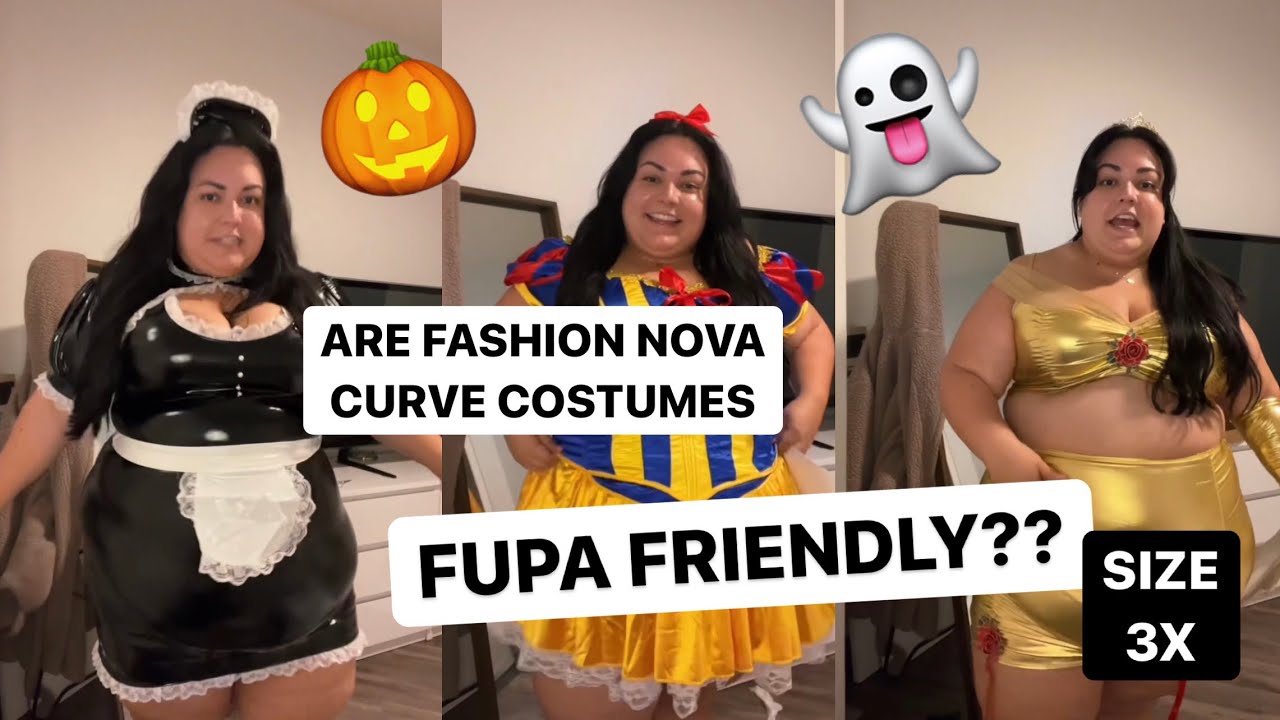 FUPA FRIENDLY Fashion Nova Curve Halloween Haul Size 3X | Will it fit?? Lets find out 👀🎃👻