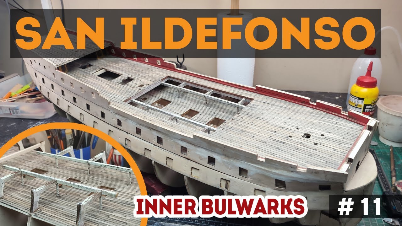 Building the model ship San Ildefonso from Occre 11
