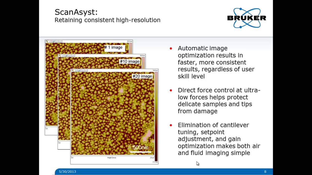 AFM | PeakForce Tapping and ScanAsyst: An Introduction ft. the Dimension Edge | Bruker Webinar