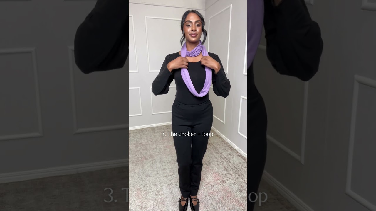 4 Ways To Wear An Infinity Scarf