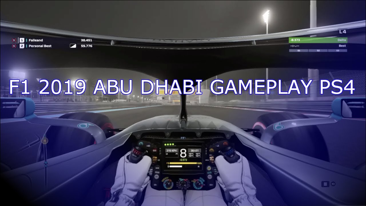 F1 2019 ABU DHABI GAMEPLAY PS4