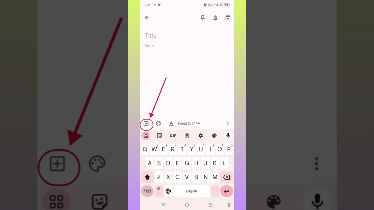 How to draw on Keep Notes #shorts