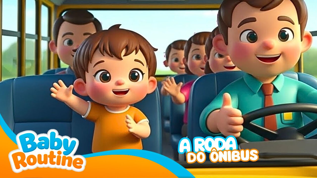 A Roda do Ônibus 🚌🎶 | Canção Infantil Divertida para Bebês e Crianças