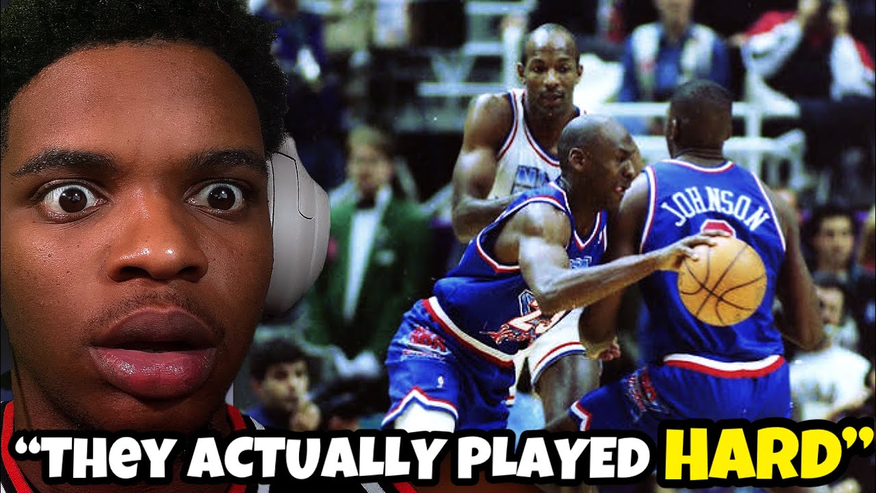 GEN Z Reacts To The 1993 All Star Game For The First Time !