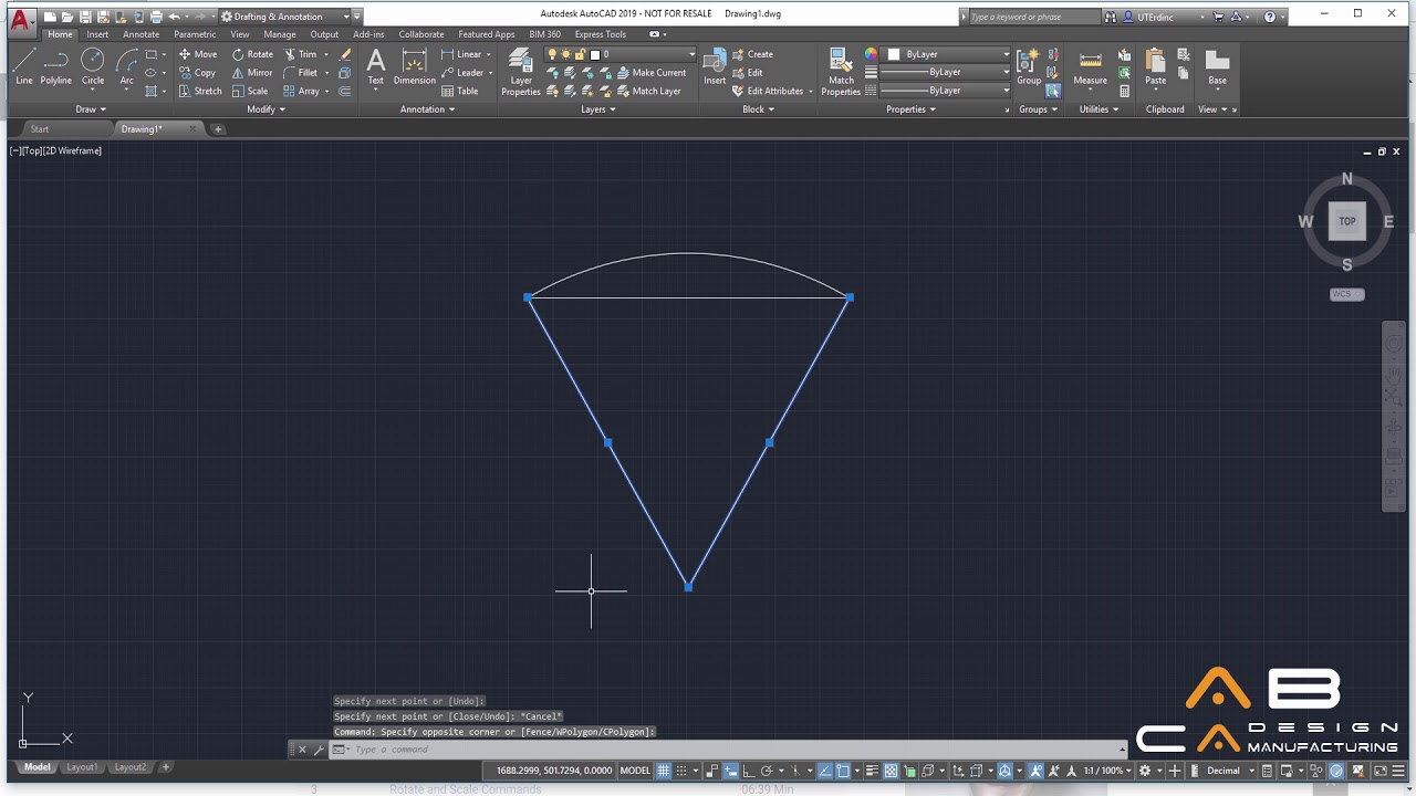 AutoCAD 2019 - ARC Komutu