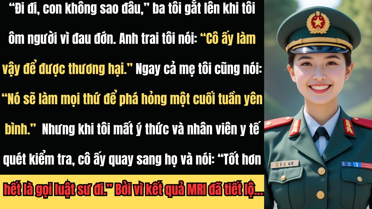 Anh trai tôi xô tôi như một “trò đùa” — Nhưng kết quả MRI đã hé lộ nhiều hơn chỉ là cú ngã.