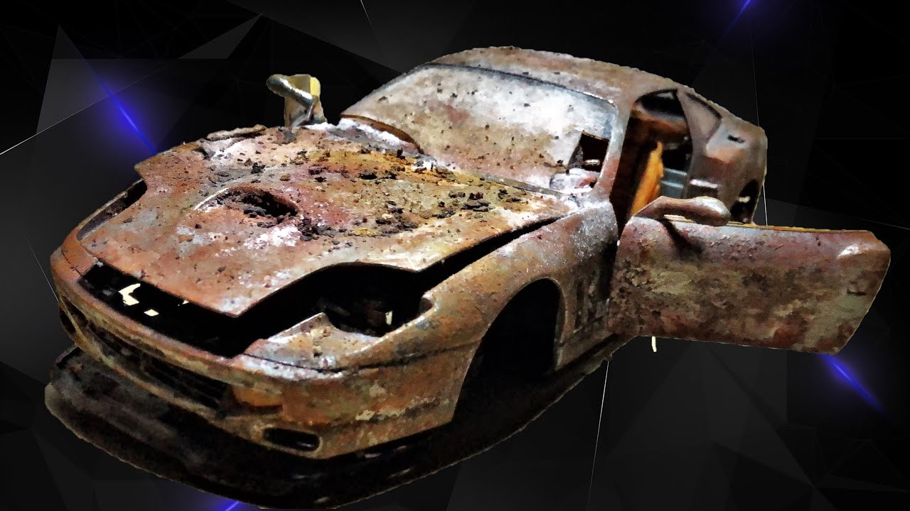 Restoration Ferrari 550 Maranello /abandoned car scale model