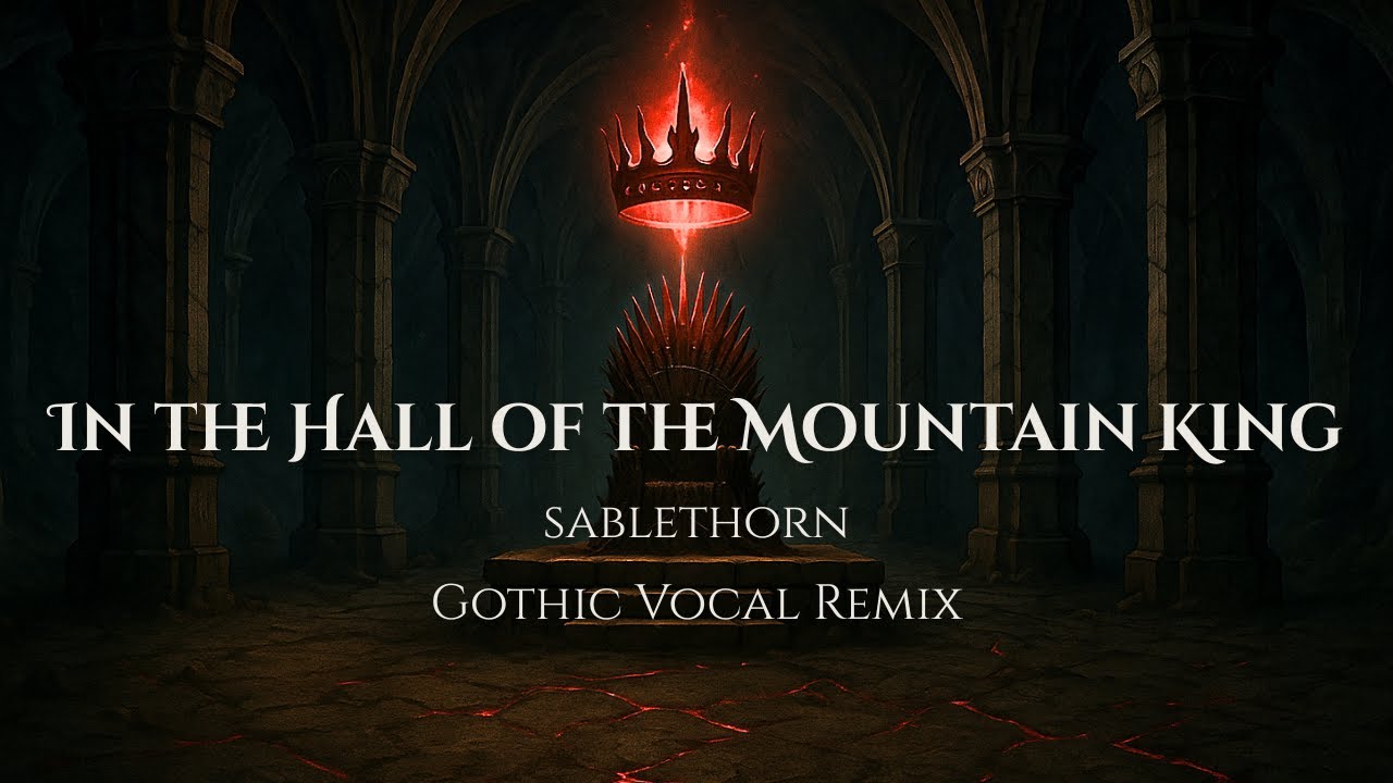 In the Hall of the Mountain King | DARK GOTHIC VOCAL REMIX | Villain Song – Sablethorn