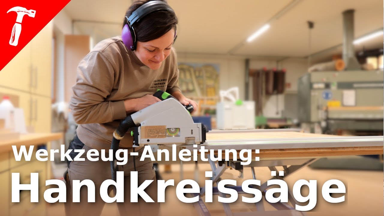 So benutzt man eine Handkreissäge (richtig) ✅ Profi Anleitung