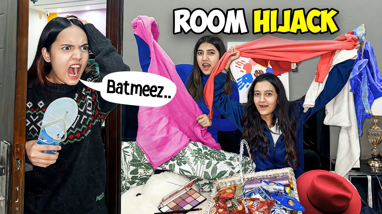 Fatima Ka Room Hijack Krlia 😈🤣| Zainab Kay sath Horror Prank kia 😱| Boht Mar pari 😭| Sistrology