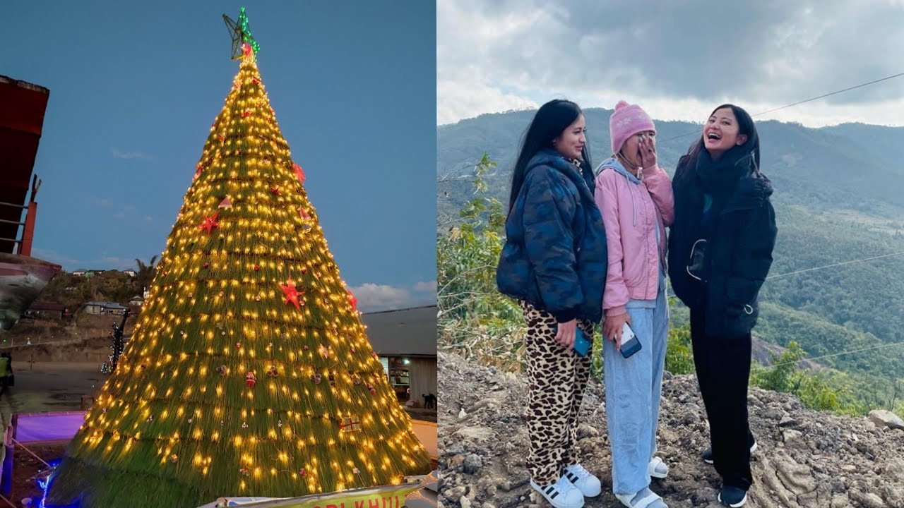 A trip to Chingai,Ukhrul (part -1) ||shopping for christmas || Florence vlog