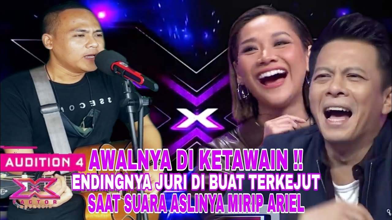 Awalnya Di Ketawain,Ternyata Suara Aslinya Mirip Ariel,Juri Pun Kaget|X Factor Indonesia 2021Parodi