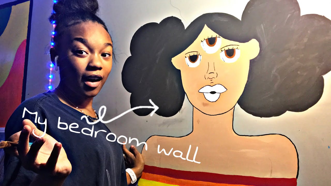 PAINTING MY BEDROOM WALL!