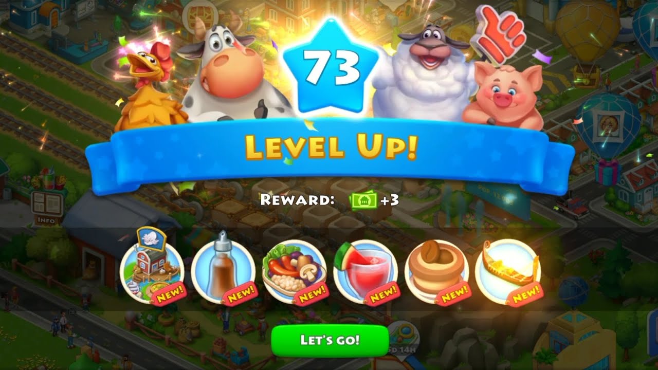 Township LEVEL 73 best design gameplay