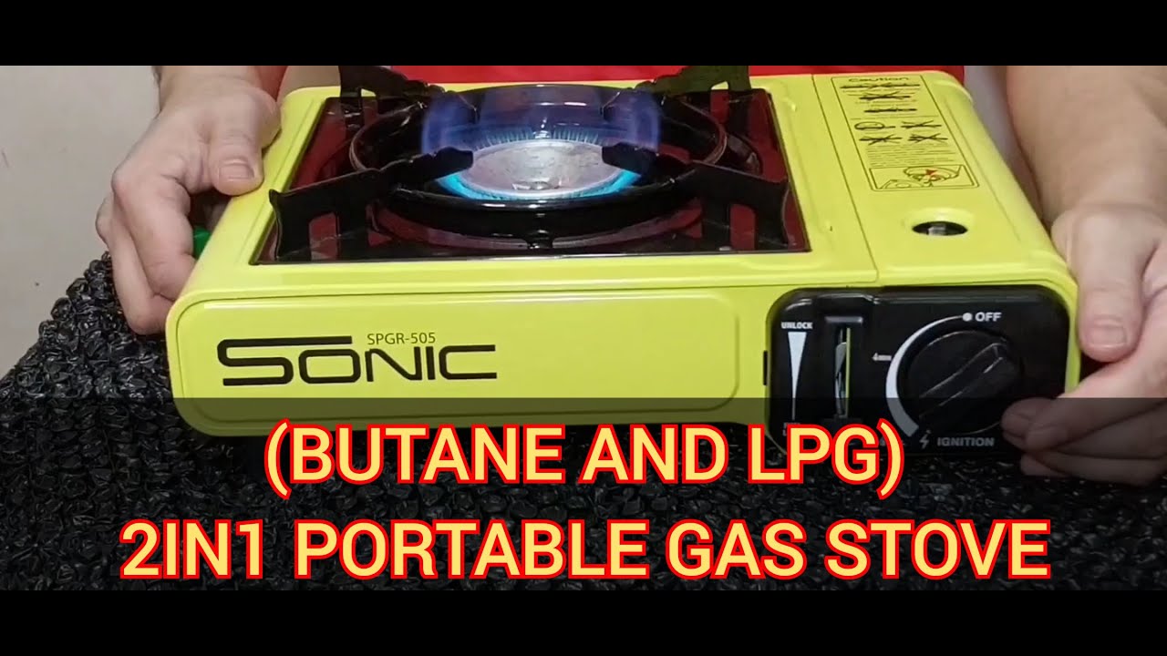 Sonic 2in1 Portable Gas Stove