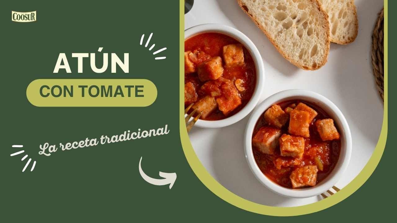 AT&Uacute;N CON TOMATE 🍅 | Receta 100% CASERA &iexcl;No te la puedes perder!