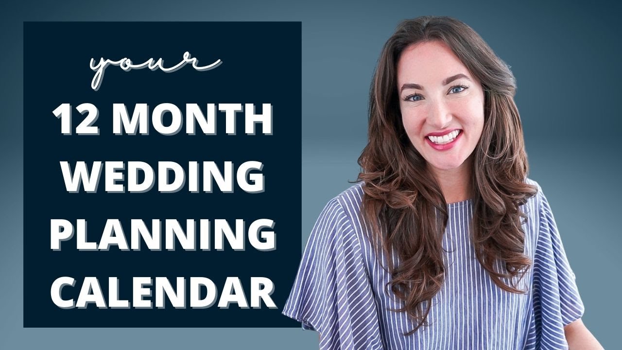 WEDDING PLANNING TIMELINE for 12 month Engagement | Full Wedding Planning Calendar Start to Finish!