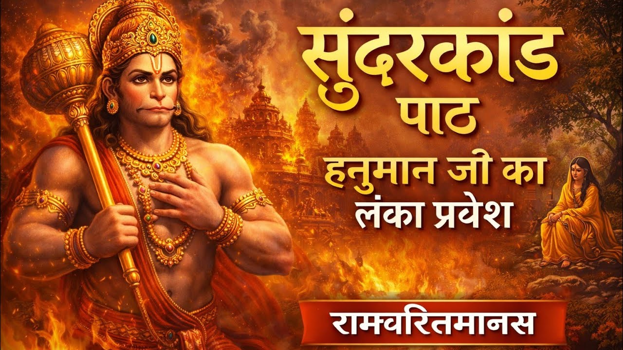 रामचरितमानस सुंदरकांड पाठ | हनुमान जी का लंका प्रवेश | bhajan 🔥 |  #sundarkand @AlfaAi_RSX 