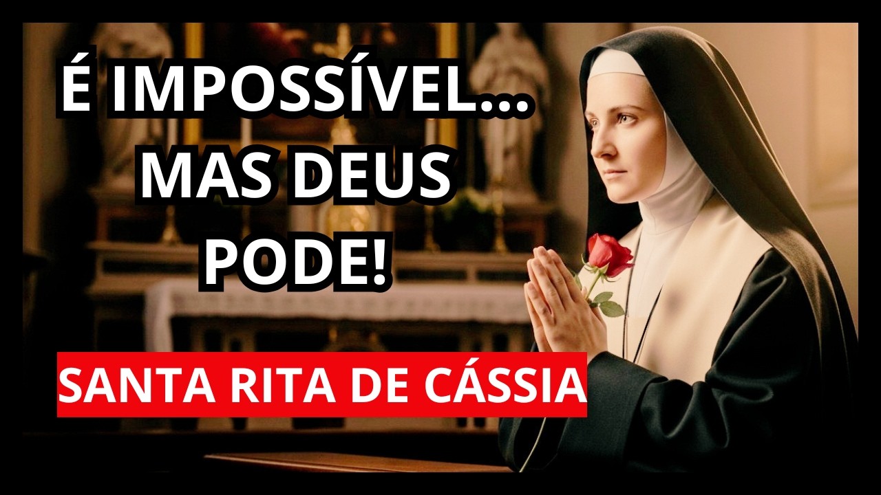 VOCÊ PRECISA REZAR ISSO HOJE! 🌹 Terço de Santa Rita de Cássia!