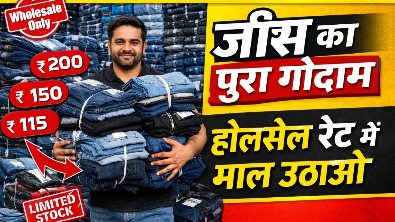 कोलकाता जीन्स मार्केट | Mens Wear Wholesaler | Denim Jeans Manufacturer in Kolkata | Jeans Outlet