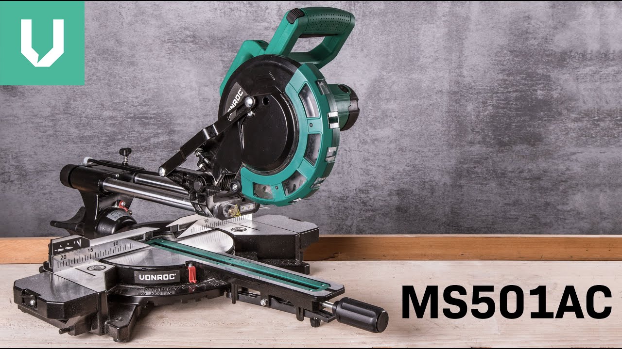 VONROC MS501AC Radial mitre saw 2000W - EN