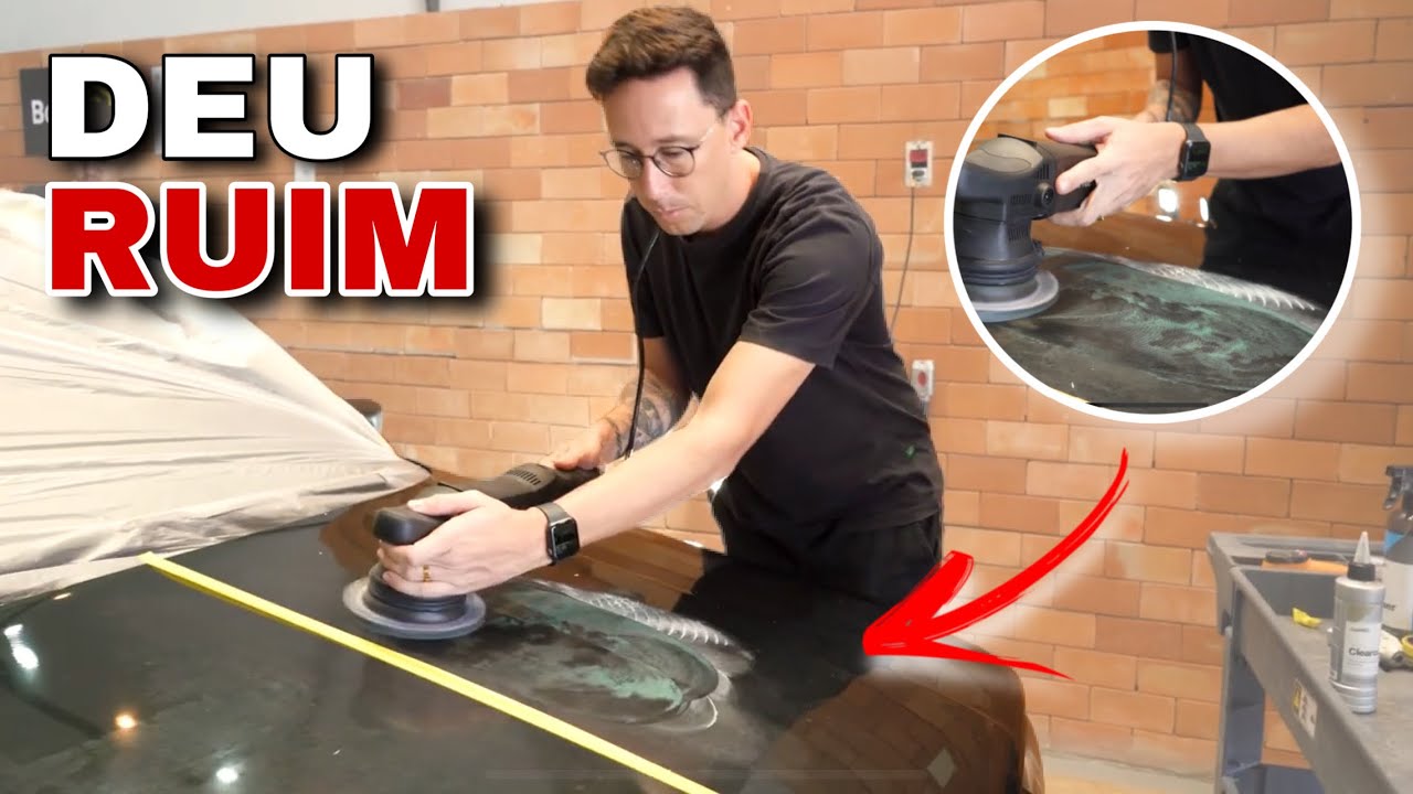 RECUPERANDO PINTURA QUEIMADA EM 1 ETAPA