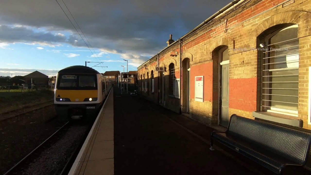 Harwich Town Train Station in Essex England