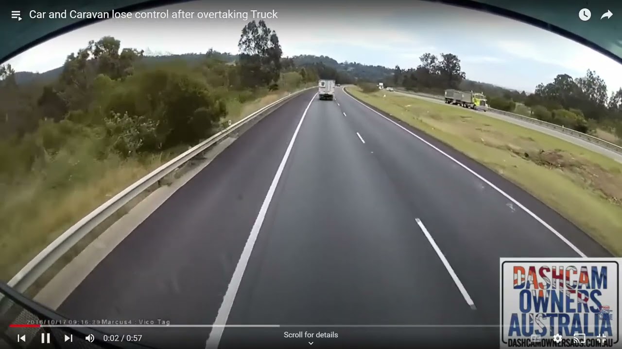 Caravans and Trailer Fails Dash Cam 2