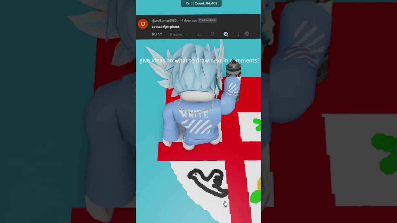 Drawing Fiji Flag 🇫🇯 and coming back later #shorts #trending #roblox #fiji #flag