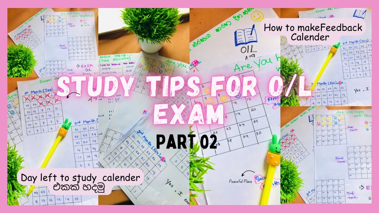 O/L ගොඩ දාන Study Tips- Part 2🤫📚💕📃🖋 #studytips #study #ordniarylevel #viral #studyvlog #al