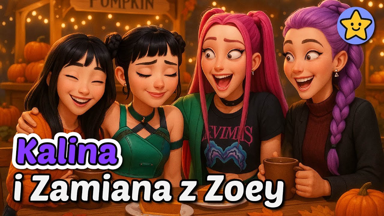 🫨 Kalina i zamiana z Zoey - Bajka o K-Popopowych Łowczyniach Demonów - Moja Bajkolandia 🫨