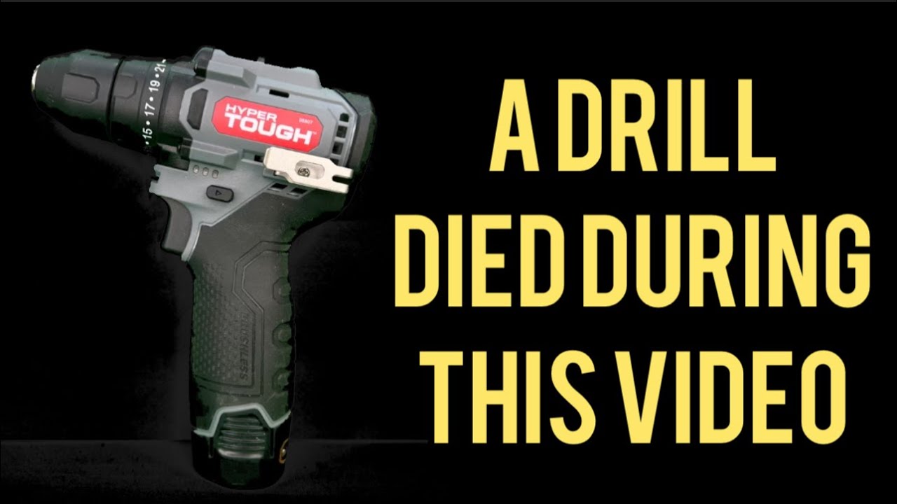 HyperTough 12 Volt Brushless Drill Test(Sold at Walmart)