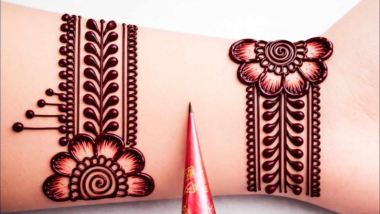 Simple full hand Mehndi design | Easy Front hand Mehandi design | Mehandi ka design | Henna designs 