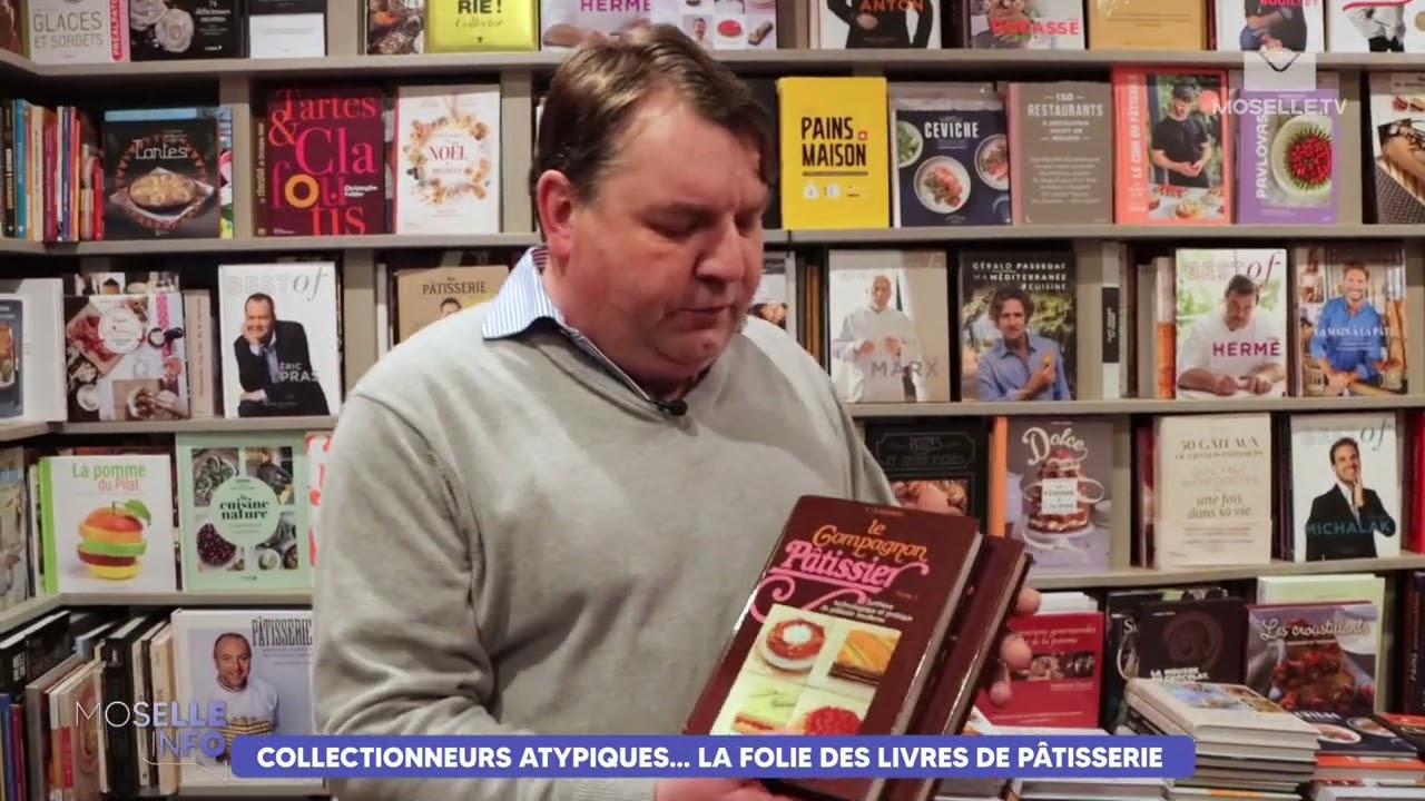 Reportage Moselle TV   Collection de livres