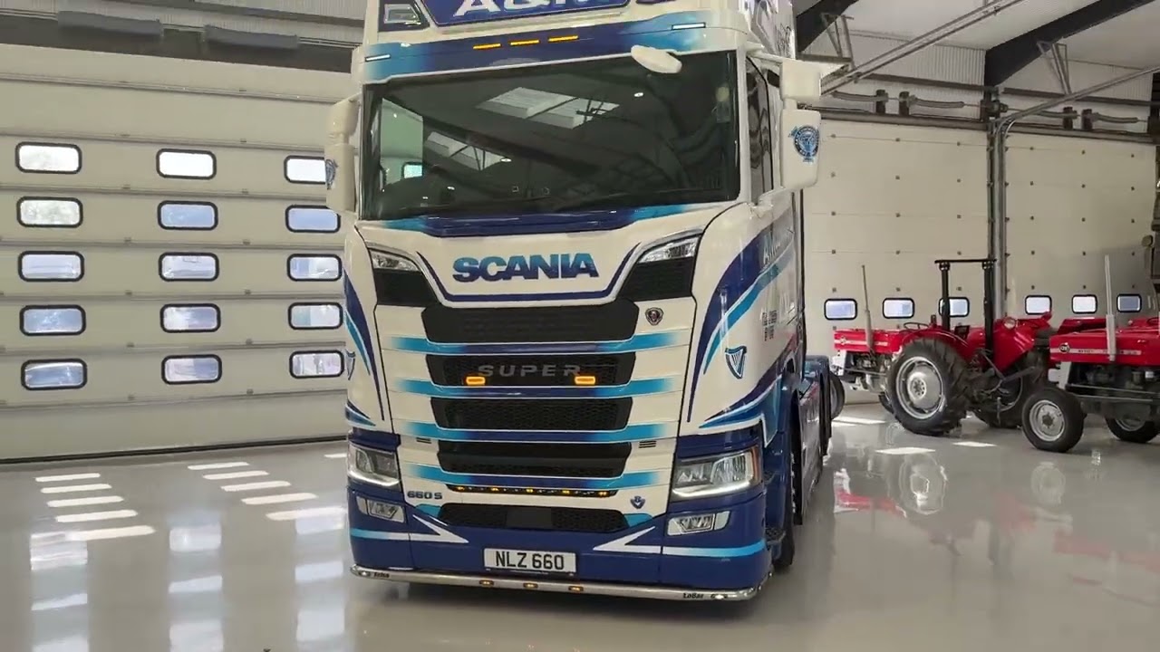 2023 Scania 660S V8 6 x 2 Rear Lift Twin Tag Axle Tractor Unit, Entered into Auction