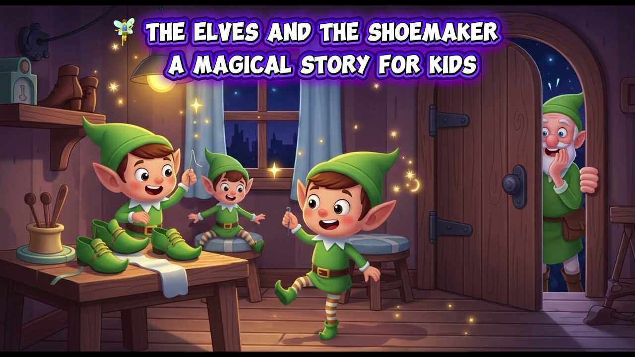 The Elves and the Shoemaker | Magic Shoes Fairy Tale 🧚‍♂️👞 | Kids Story